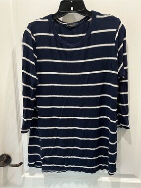 Striped Navy & White Long Sleeve Tee